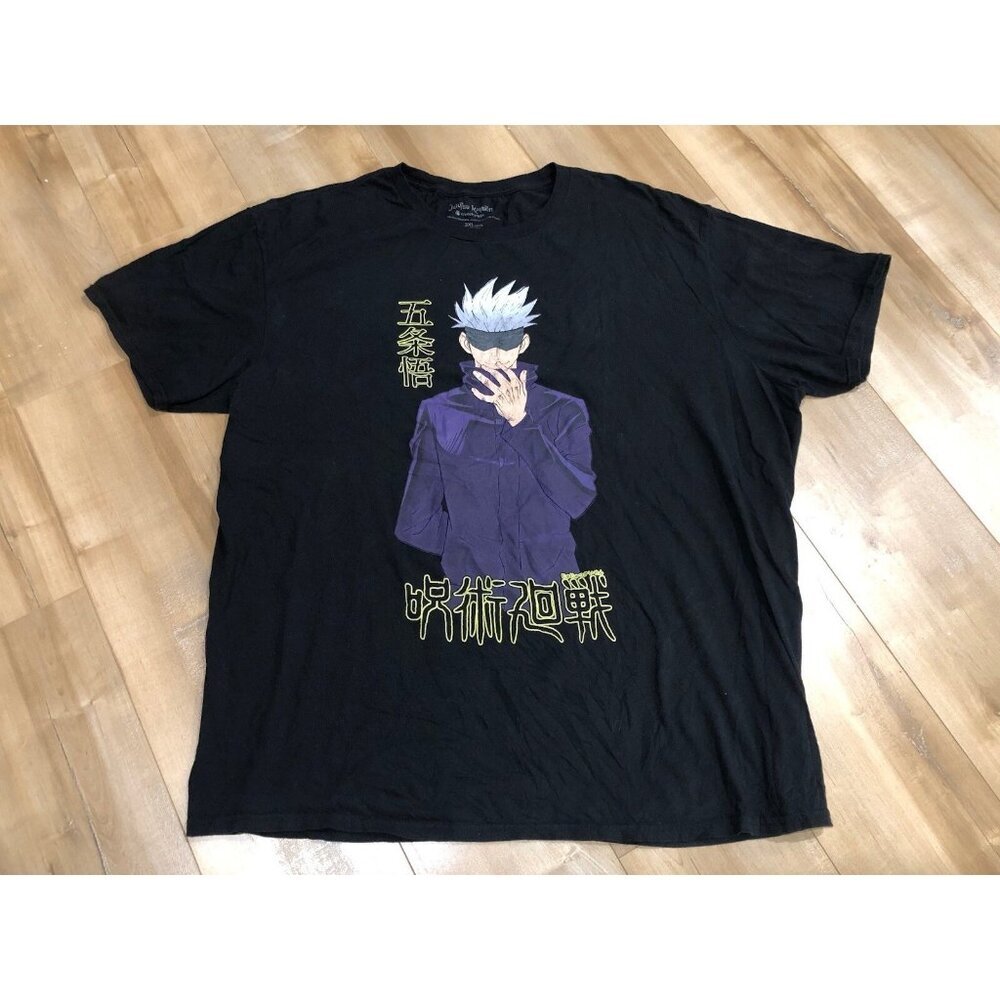 Jujutsu Kaisen Gojo T-Shirt Size 3XL Black (0064)